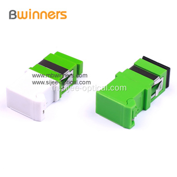 SC APC Simplex พร้อมตัวแปลงไฟเบอร์ออปติกชัตเตอร์